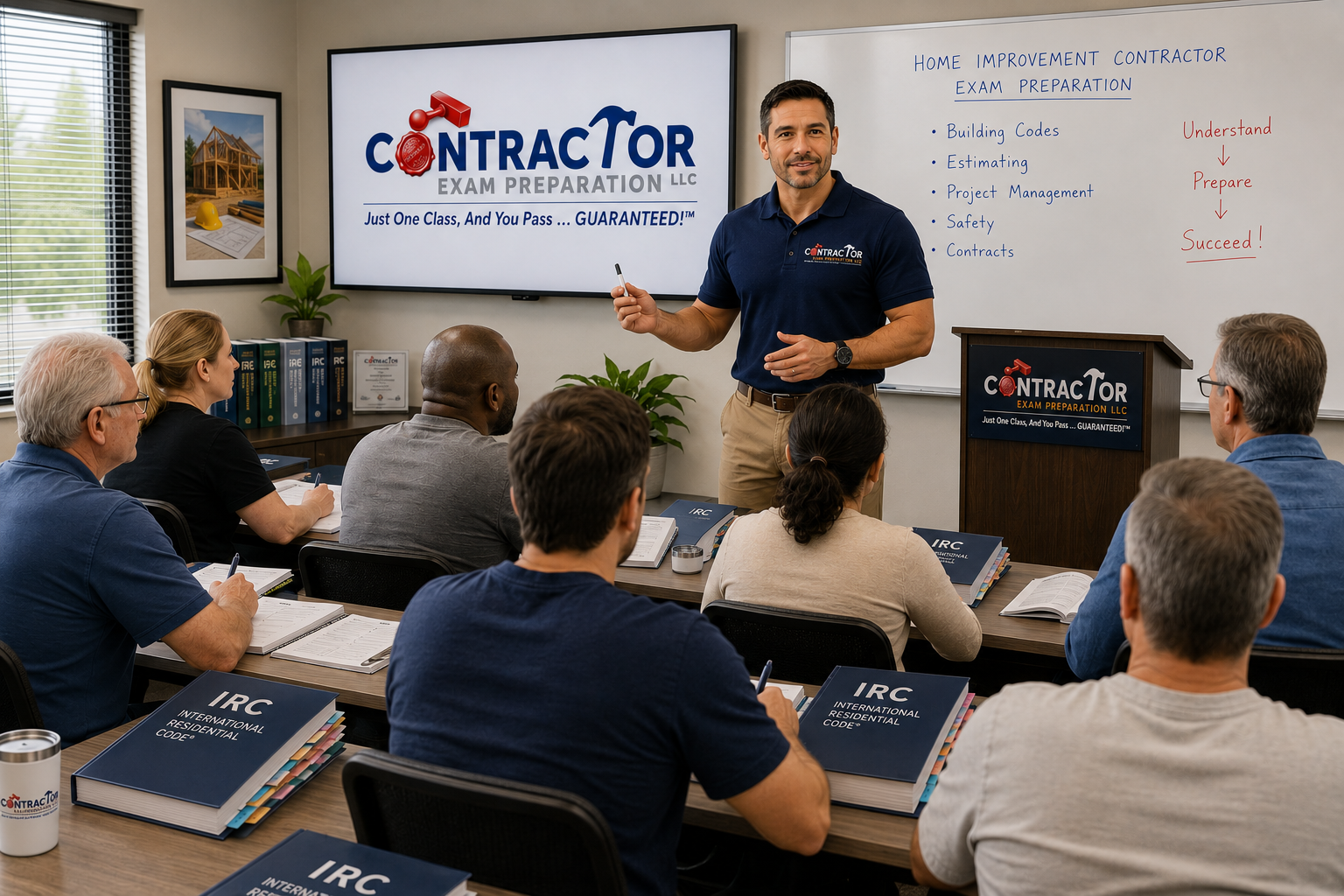 Virginia HIC contractor exam preparation classroom training