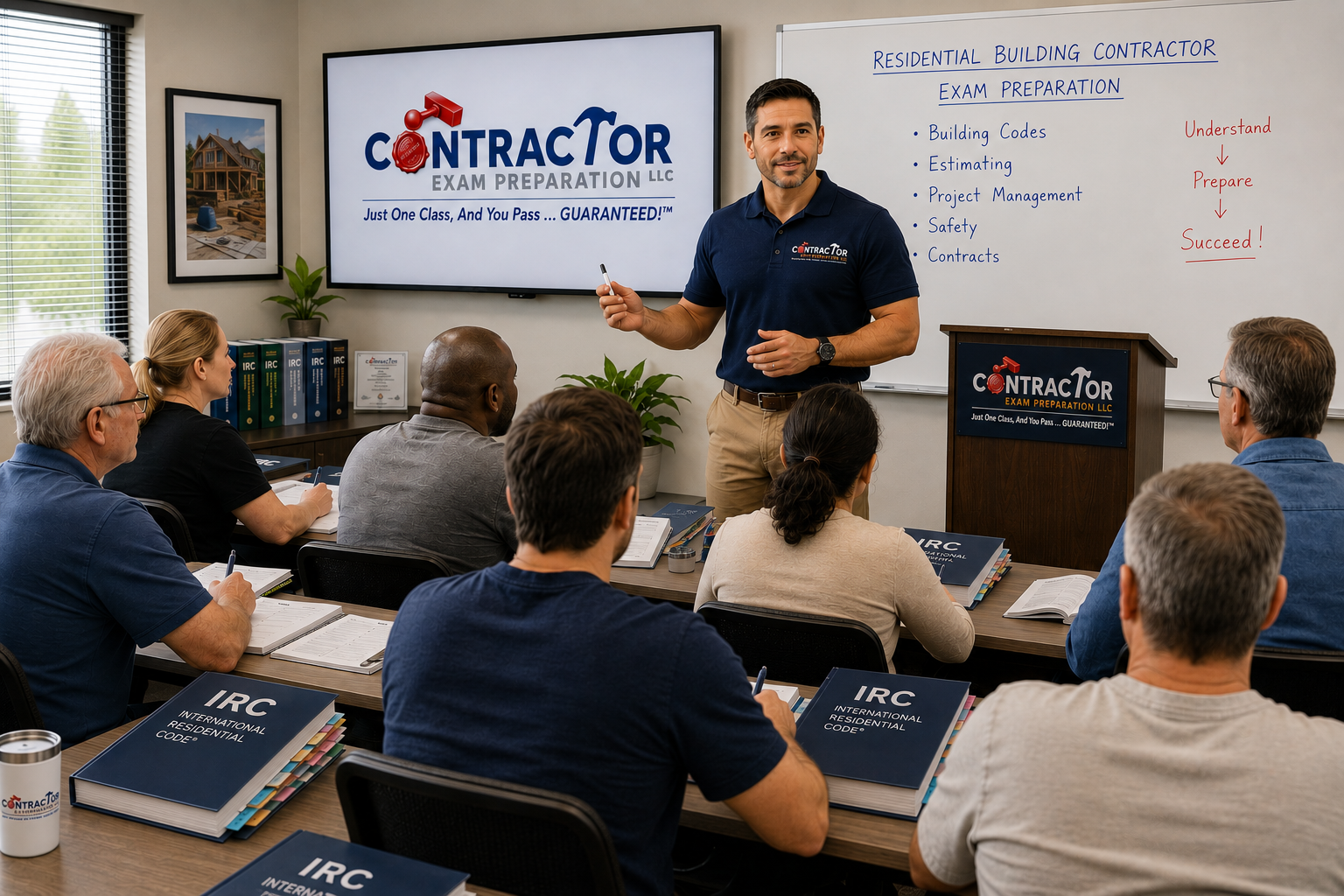 Virginia RBC BLD contractor exam preparation classroom training
